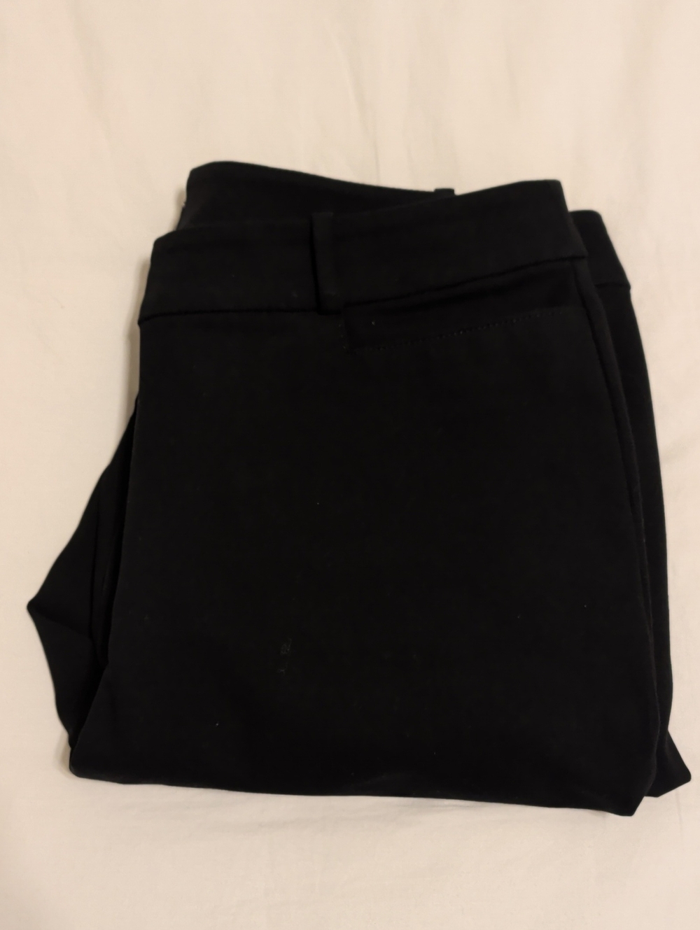 Loft Curvy Skinny High Waist Black Trousers